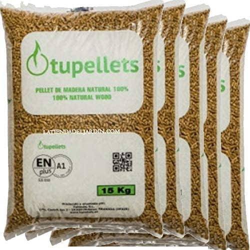 Pellet Tupellets ENplus A1 – 5 sacchi da 15 kg