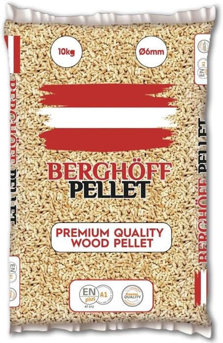 Pellet Berghöff Premium A1 Ø6 mm – Bancale 100 sacchi da 10 kg